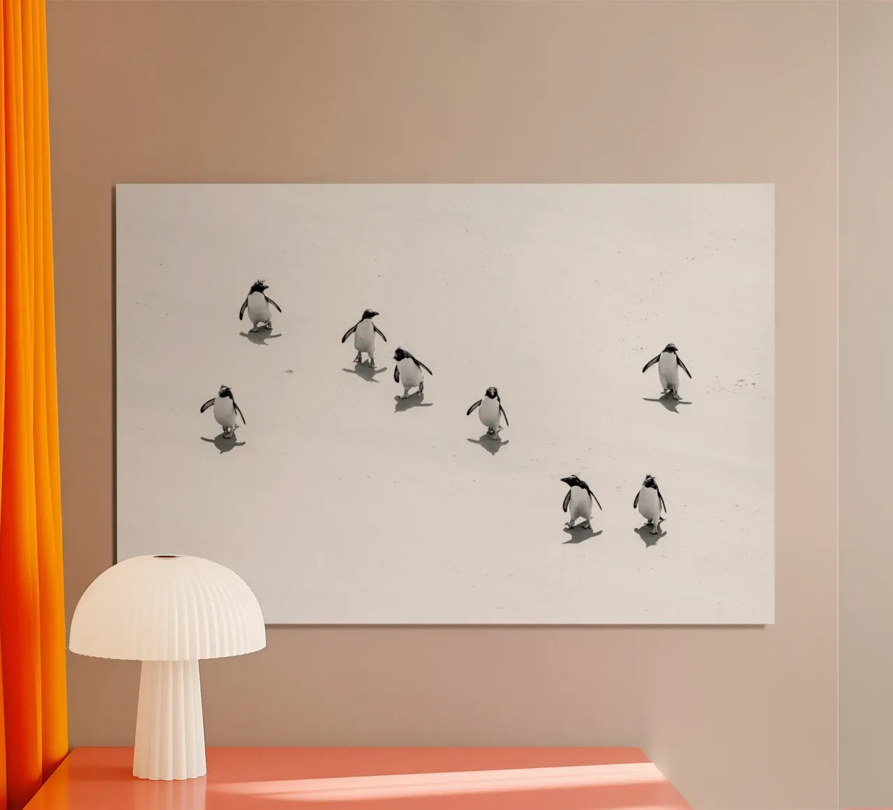 Snow Penguins carta hahnemühle da Natural Kingdom