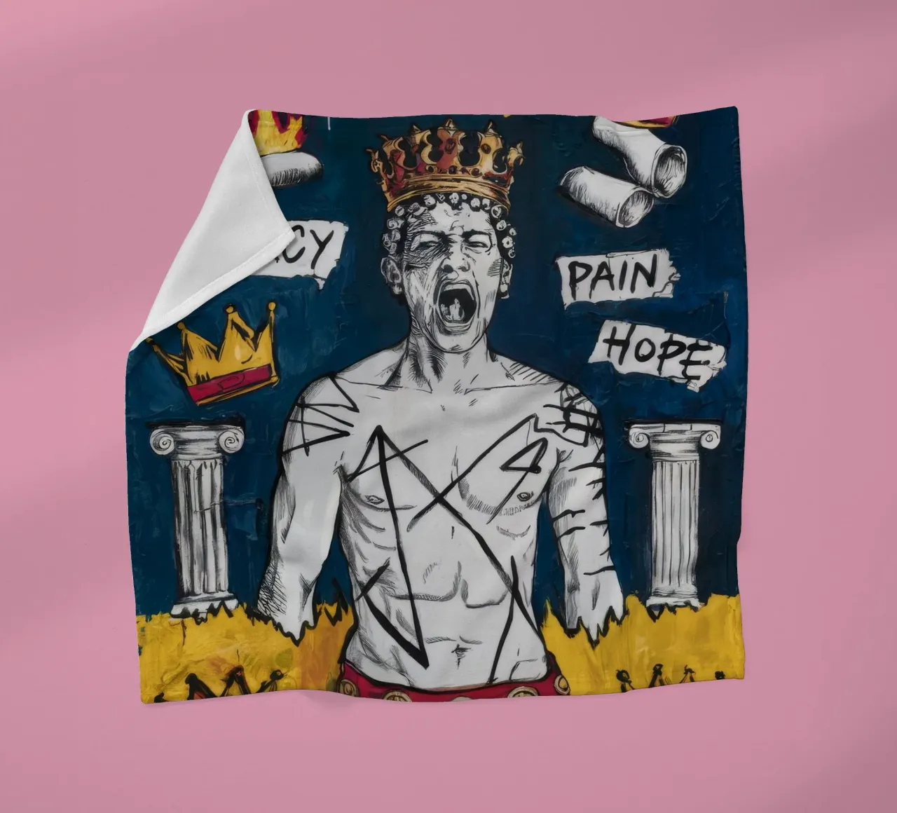 Eredità dolore speranza coperta in pile da Muse Fragments