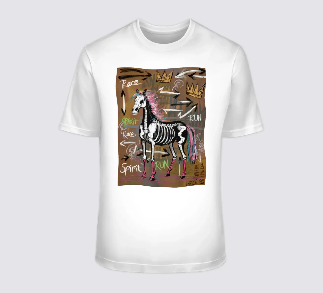 Spirit Run Flame t-shirt by Muse Fragments
