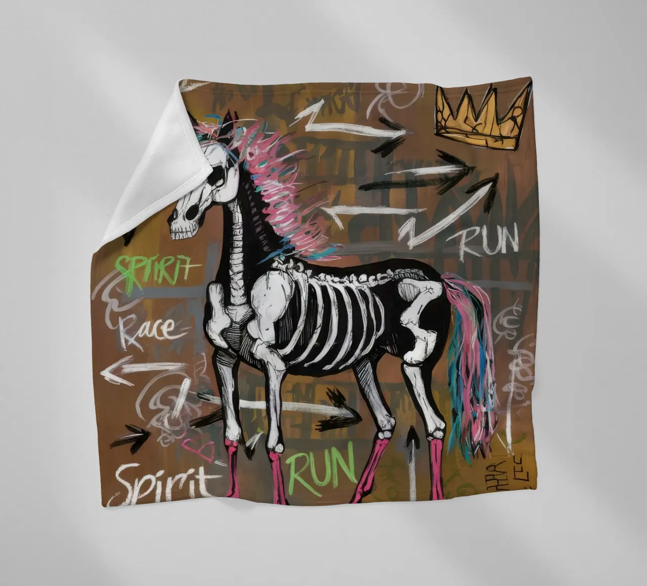 Spirit Run Flame coperta in pile da Muse Fragments