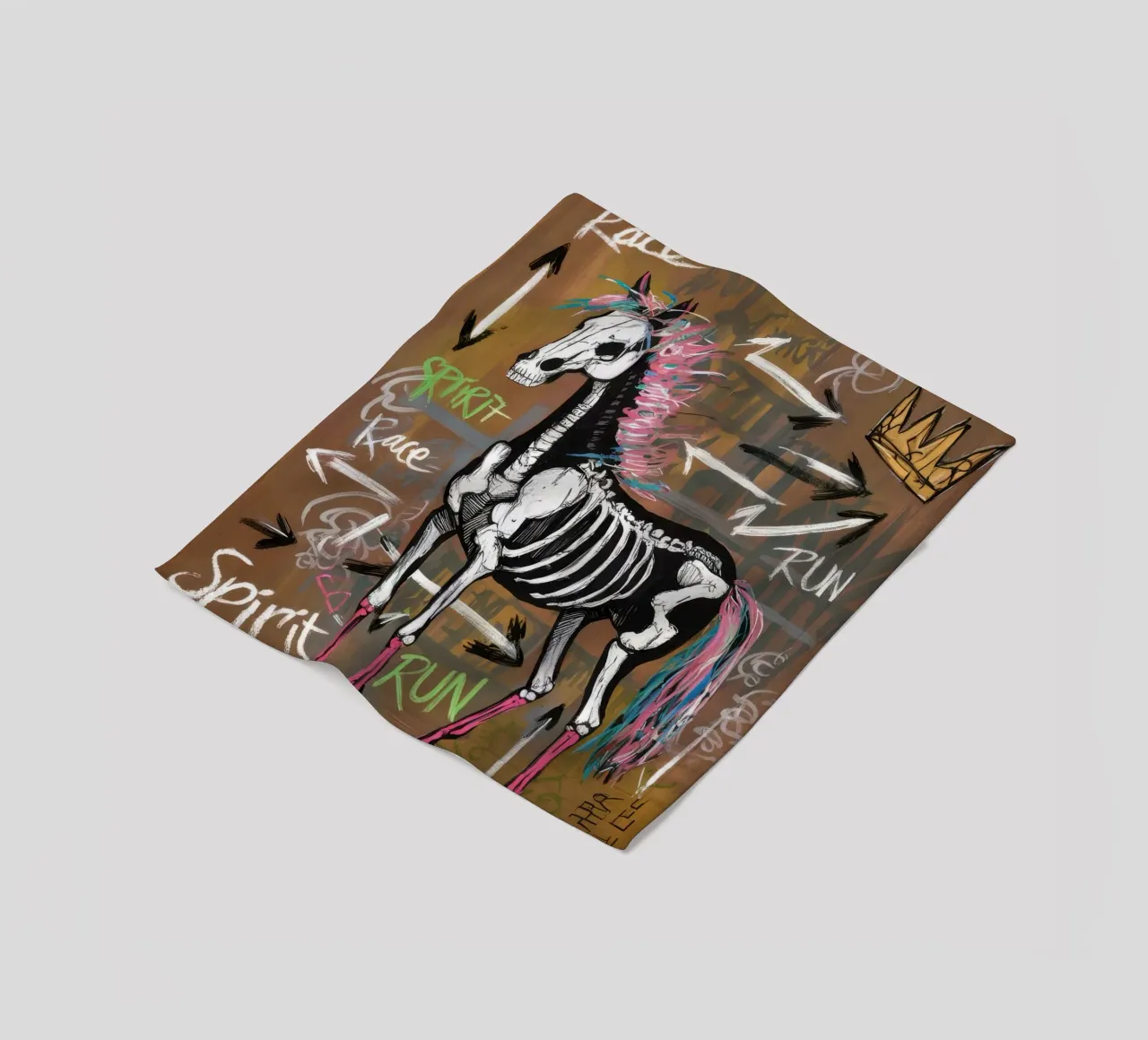 Spirit Run Flame coperta in pile da Muse Fragments