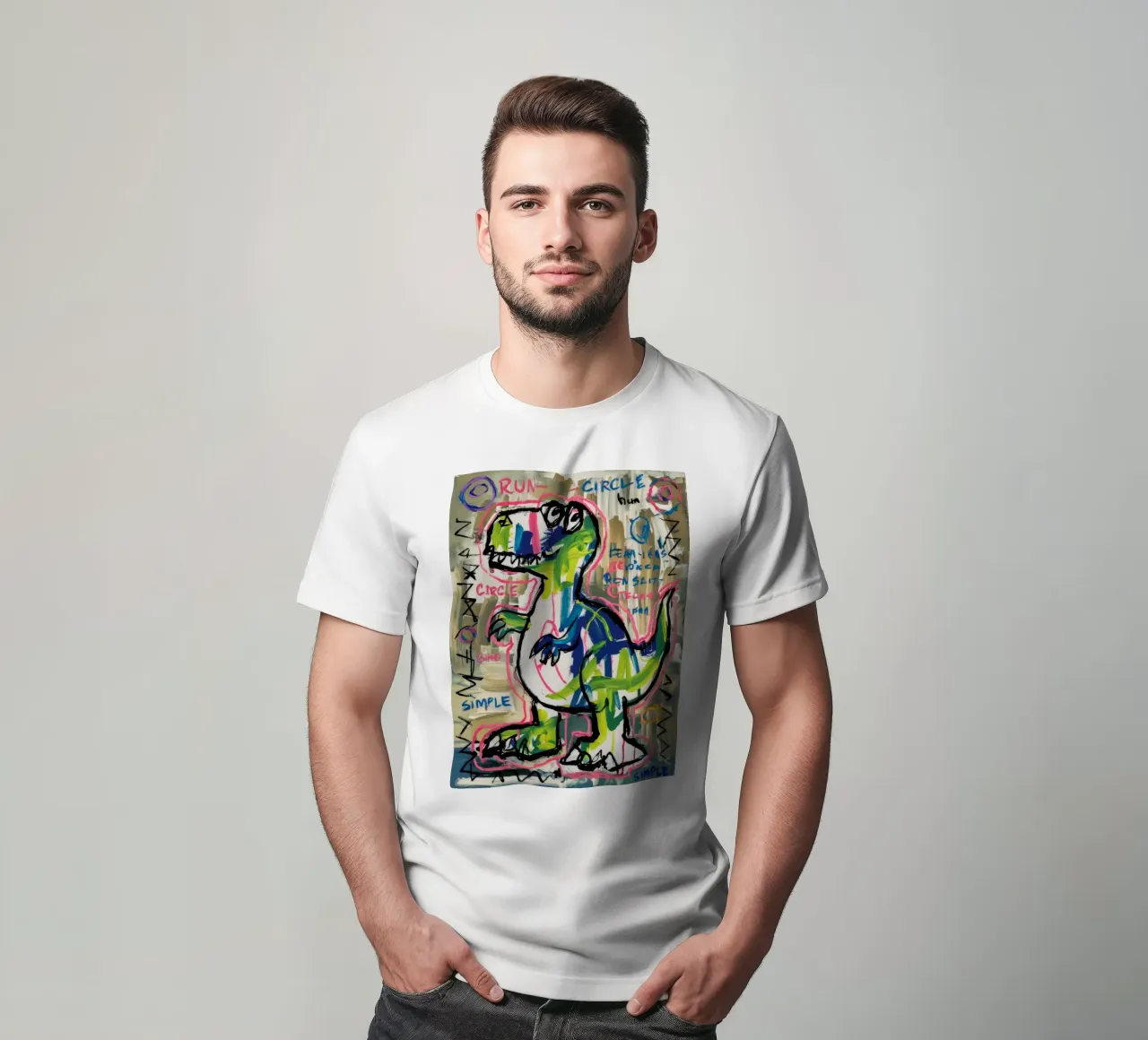 Dino Sprint semplice t-shirt da Muse Fragments