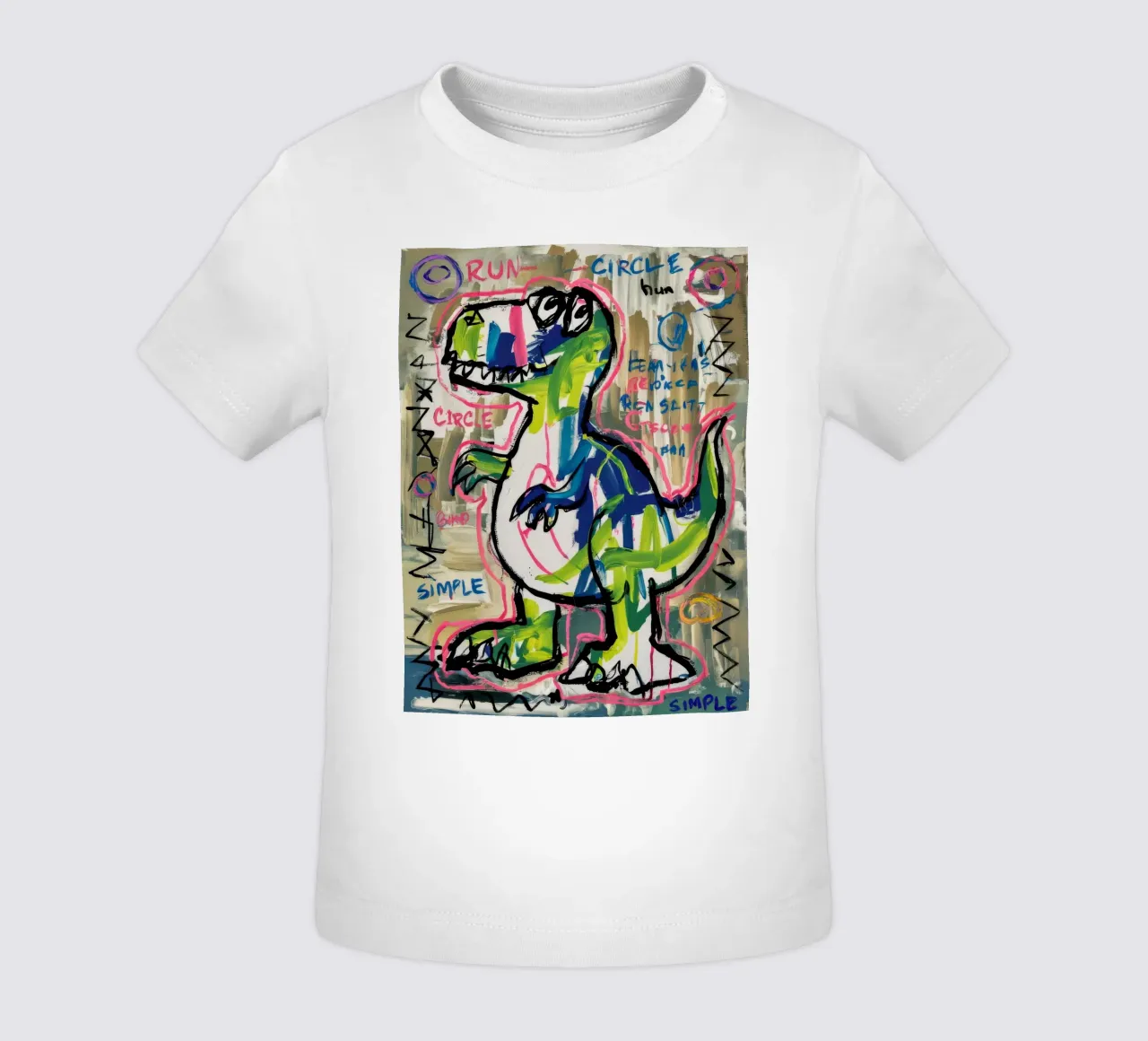 Dino Sprint semplice maglietta neonato da Muse Fragments