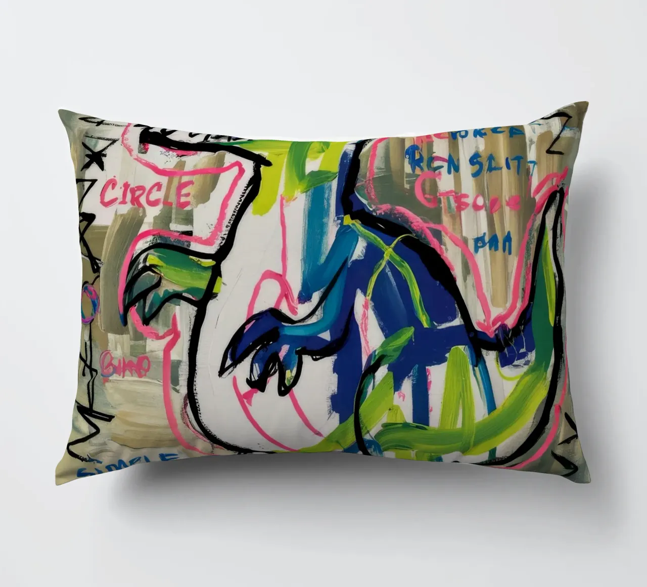 Dino Sprint semplice cuscino da Muse Fragments