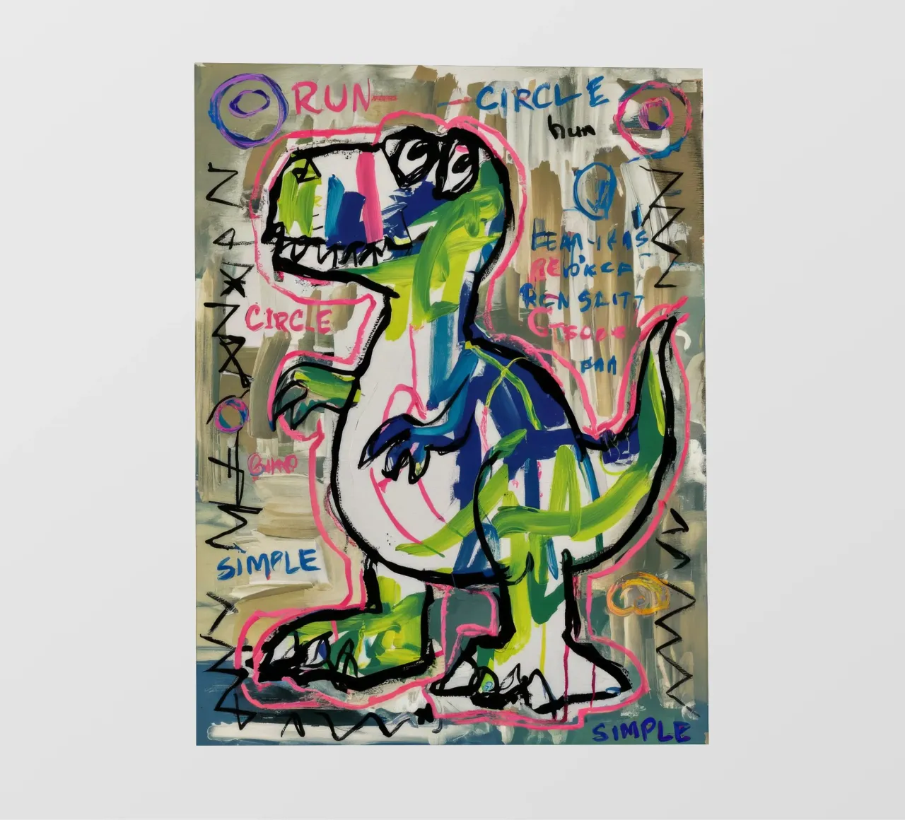 Dino Sprint semplice telo in pvc da Muse Fragments