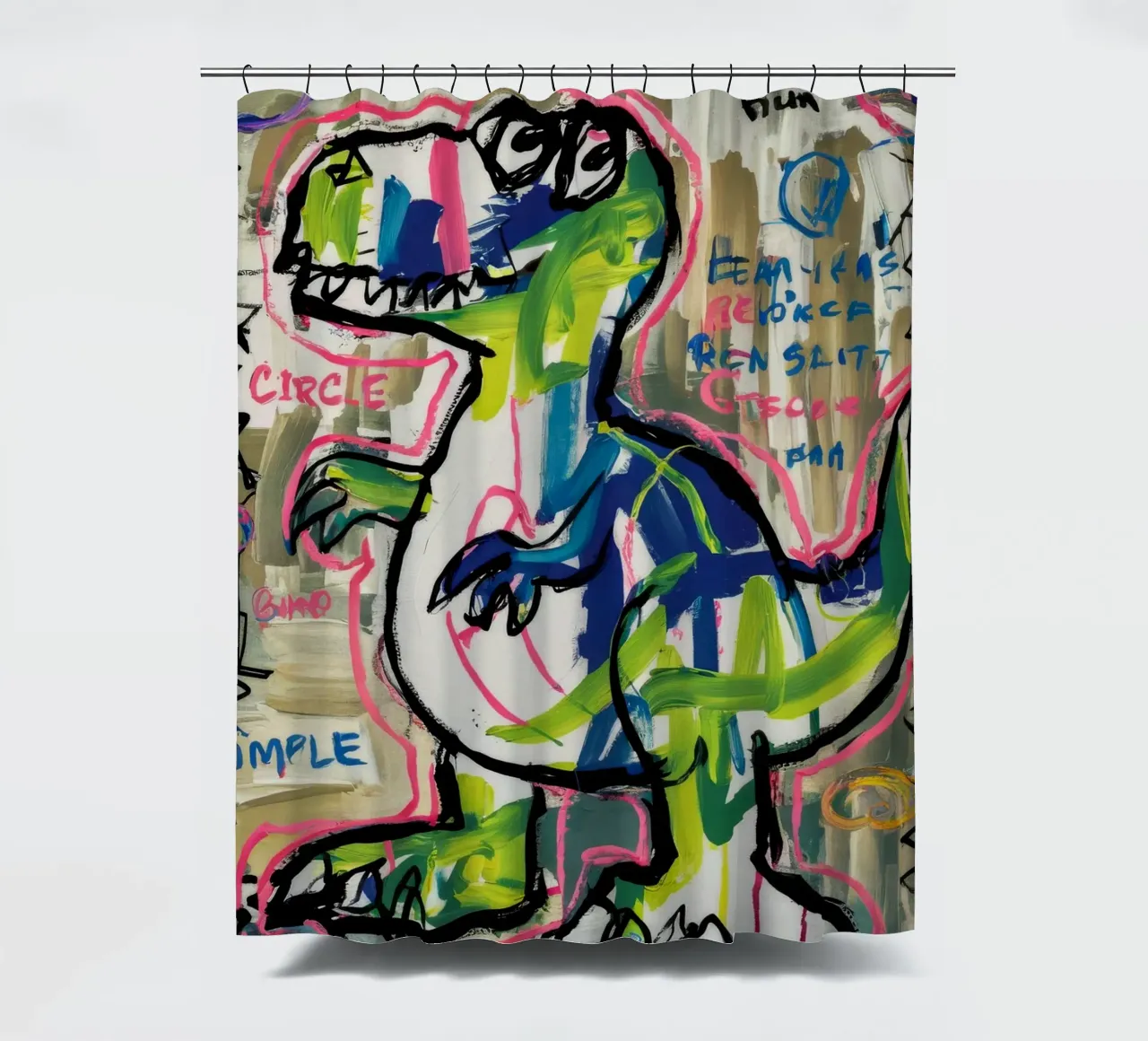 Dino Sprint semplice tenda da doccia da Muse Fragments