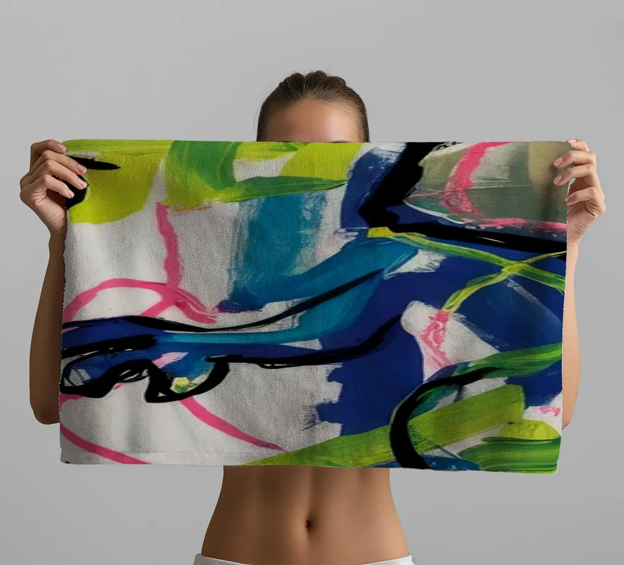 Dino Sprint semplice asciugamano da bagno da Muse Fragments