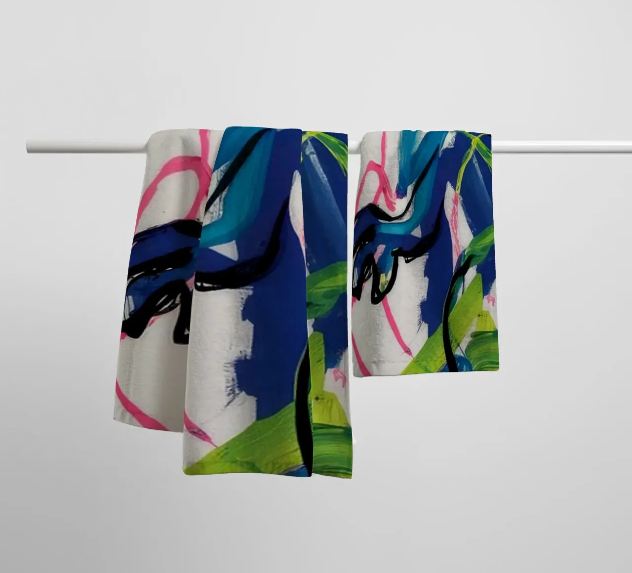 Dino Sprint semplice asciugamano da bagno da Muse Fragments