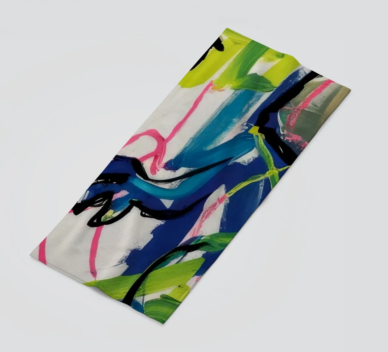Eenvoudige Dino Sprint strandhanddoek van Muse Fragments