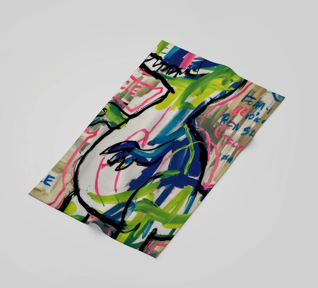 Dino Sprint semplice telo mare da Muse Fragments