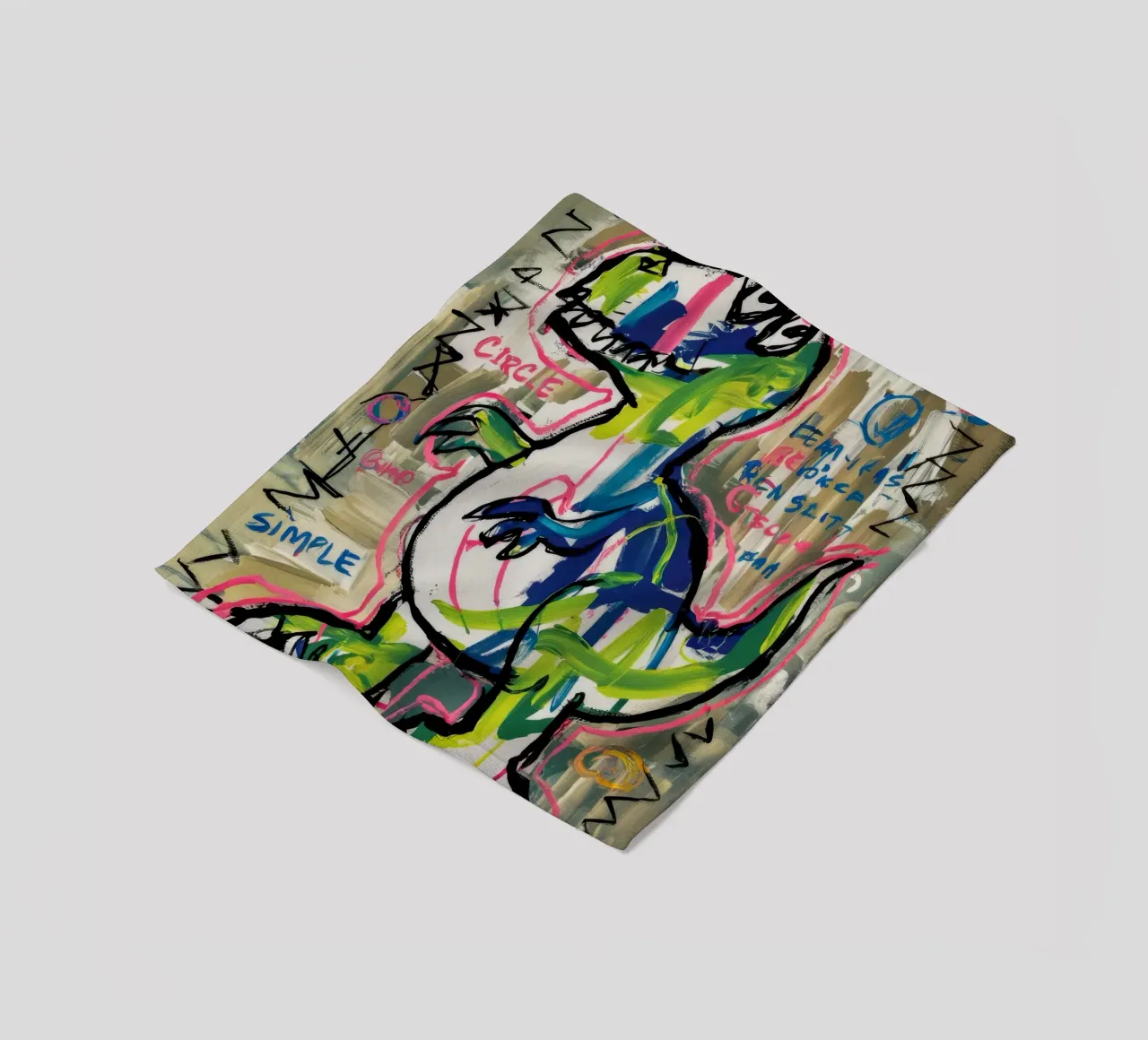 Dino Sprint semplice coperta in pile da Muse Fragments