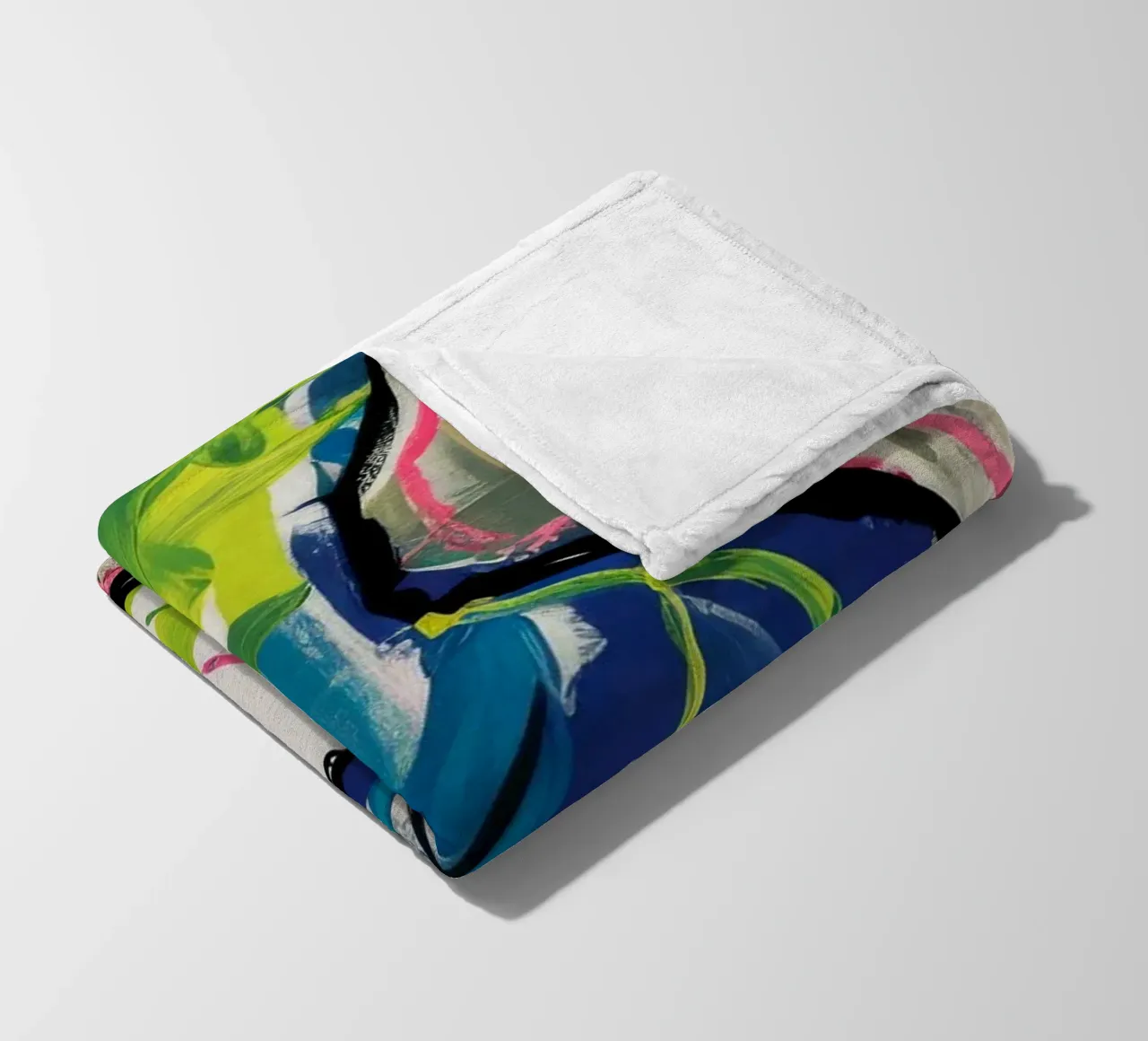 Simple Dino Sprint fleece blanket by Muse Fragments