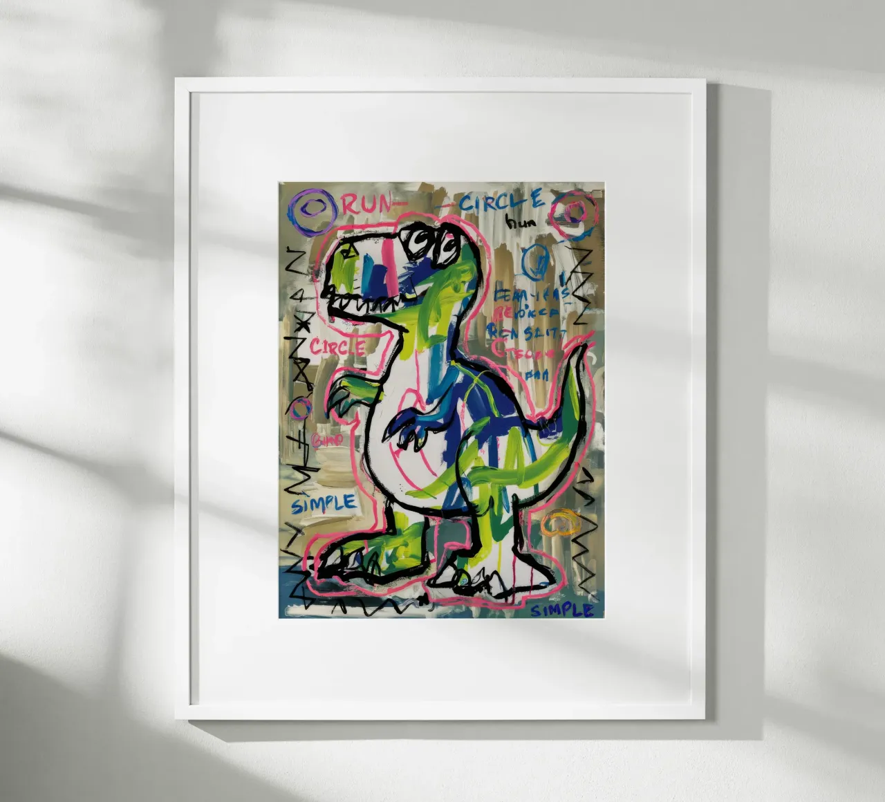 Einfacher Dino-Sprint Hahnemühle von Muse Fragments