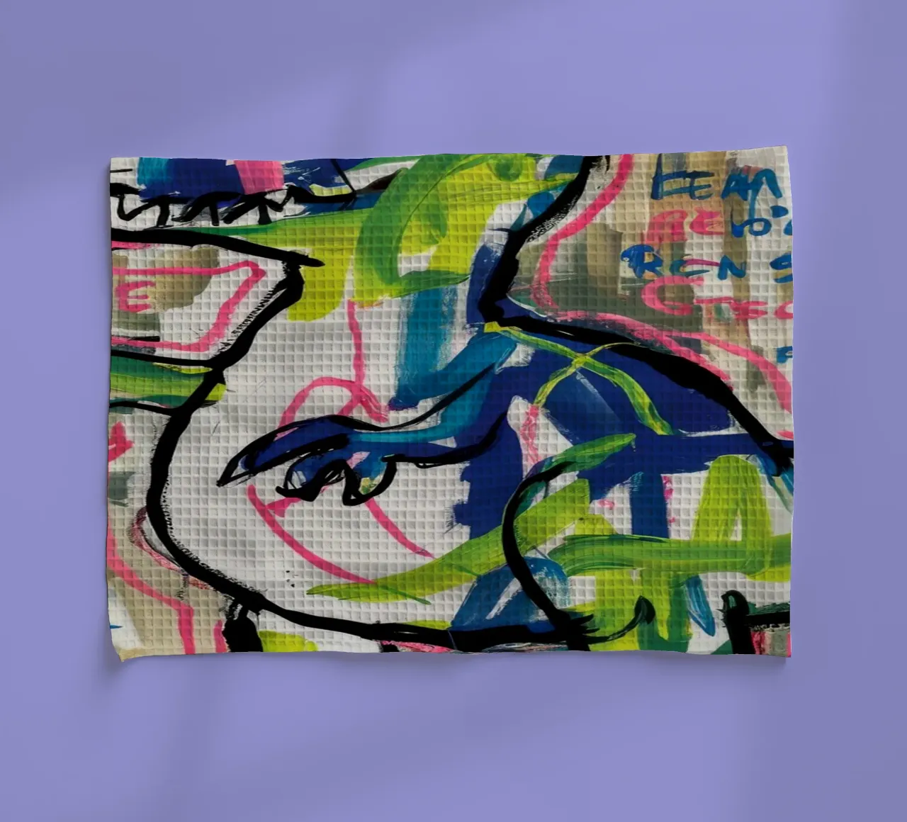 Simple Dino Sprint torchon de Muse Fragments