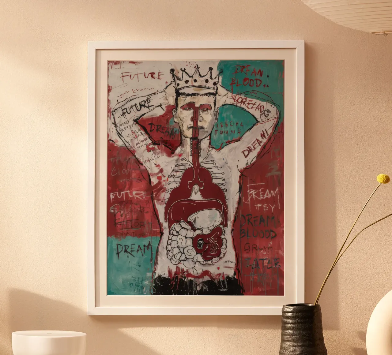 Visione del sogno futuro poster con telaio in plastica da Muse Fragments