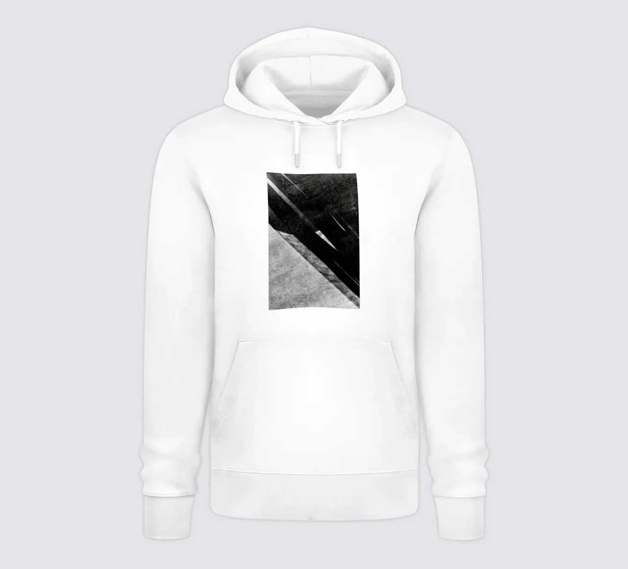 Abstract – Black And White Surface felpa con cappuccio da Sebastian Hilgetag
