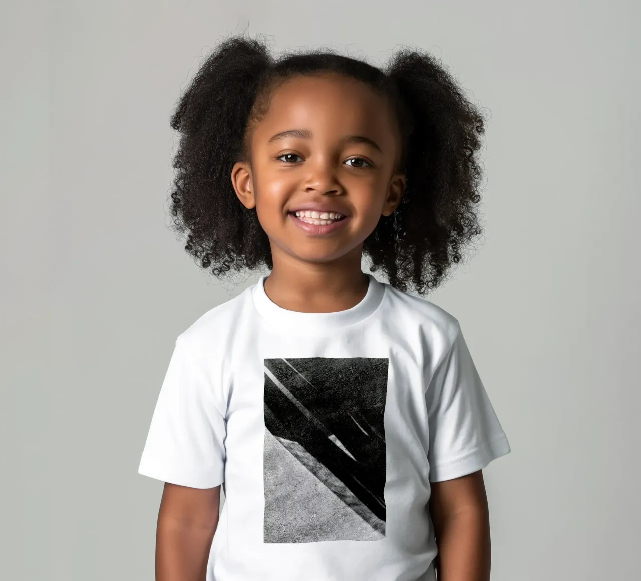 Abstract – Black And White Surface kids t-shirt by Sebastian Hilgetag