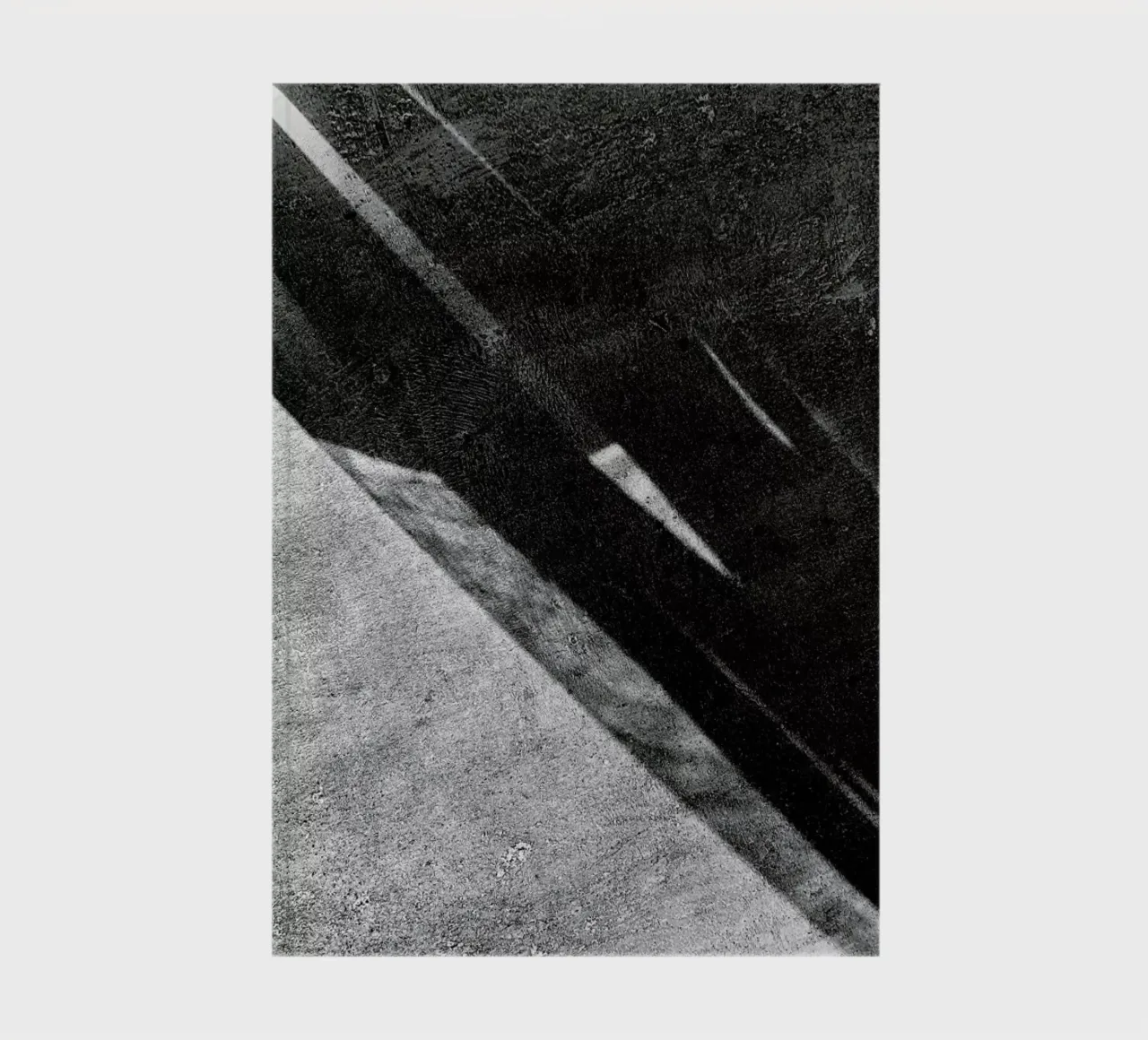 Abstract – Black And White Surface carnet de notes de Sebastian Hilgetag