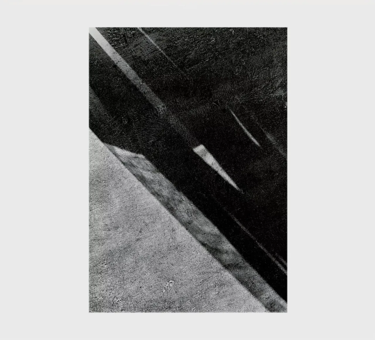 Abstract – Black And White Surface carnet de notes de Sebastian Hilgetag