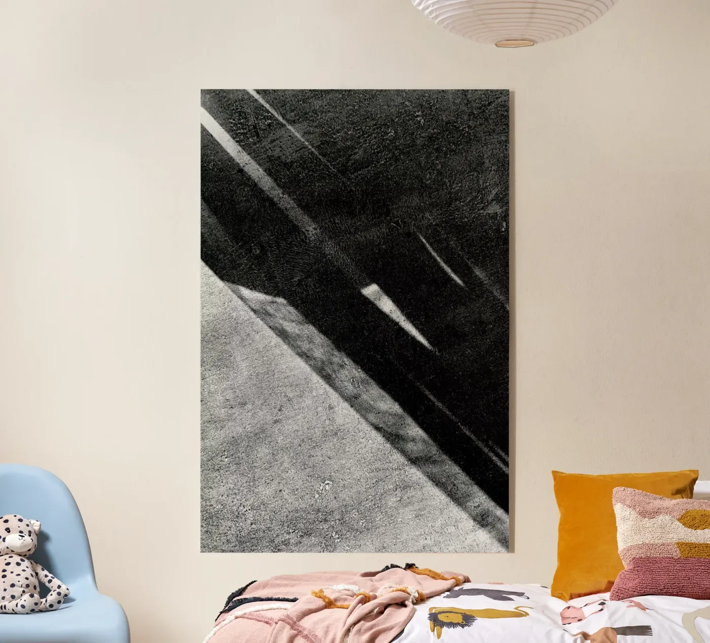 Abstract – Black And White Surface plexiglass da Sebastian Hilgetag