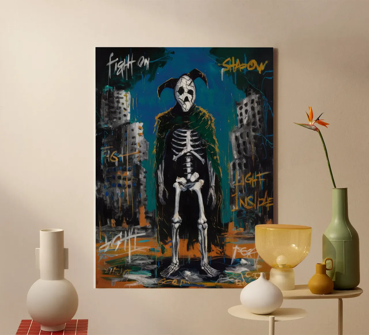 Fight On Shadow canvas with Floater frame by Muse Fragments