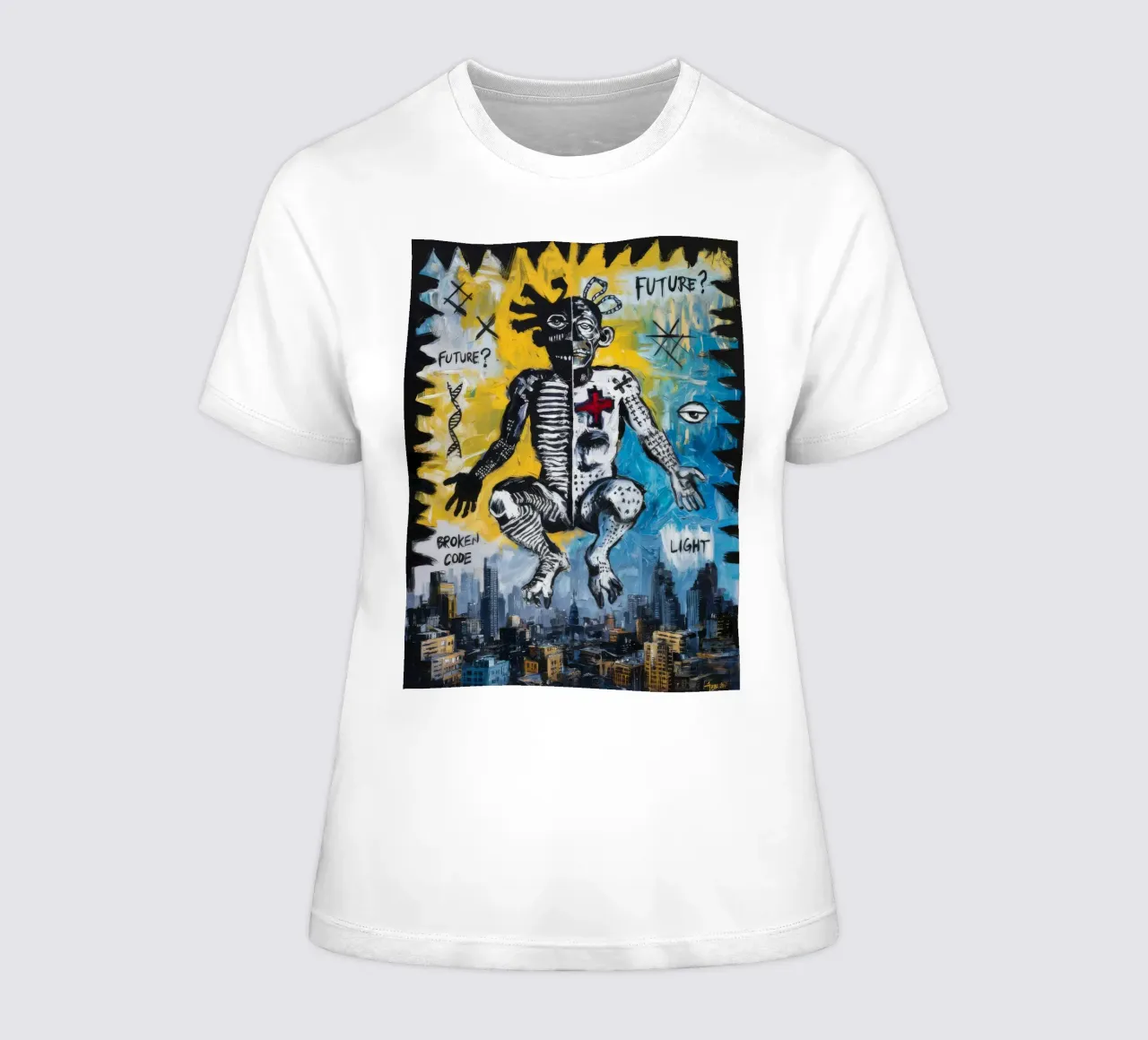 Luce Futuro Spezzato t-shirt da donna da Muse Fragments