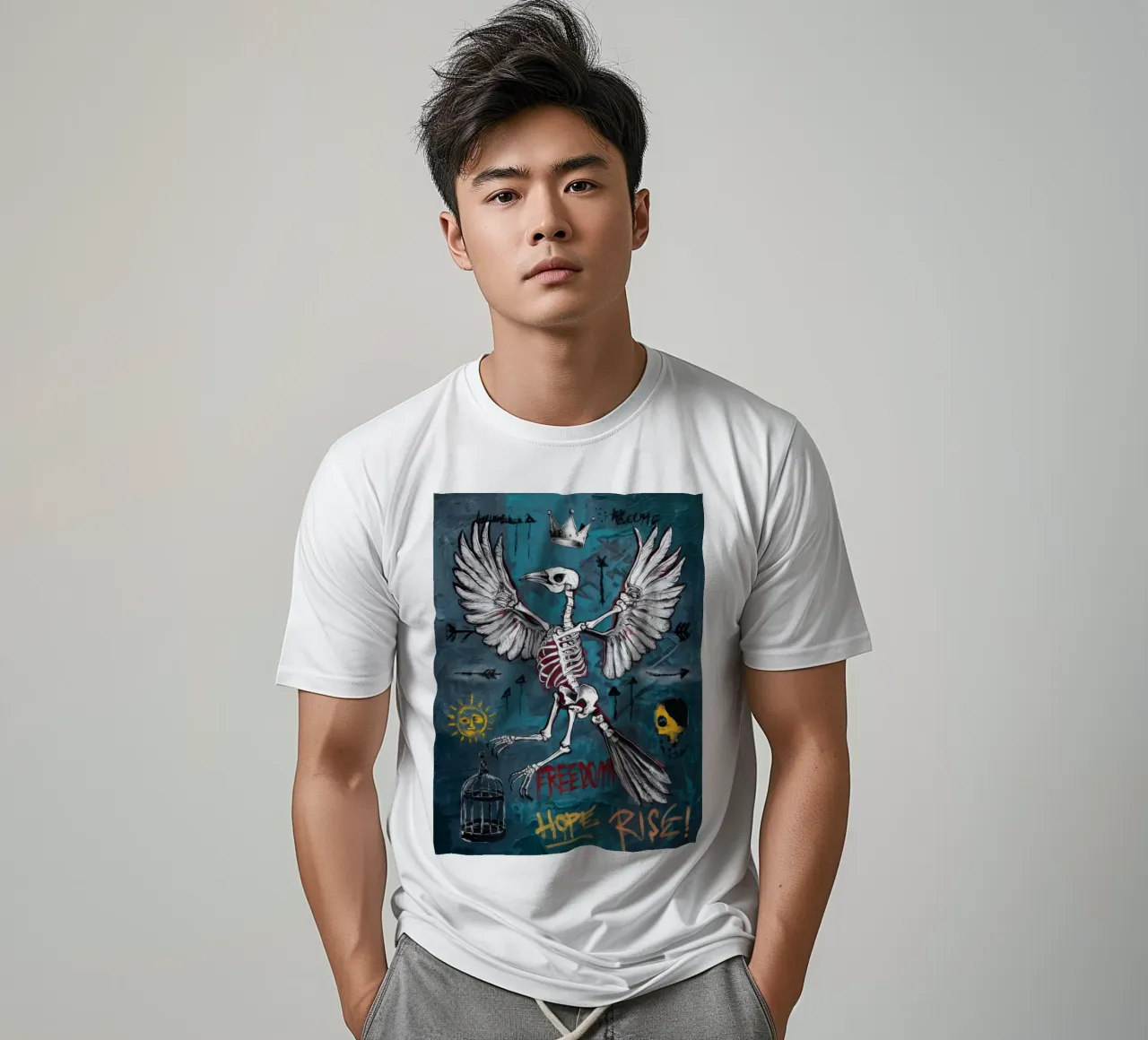 Libertà, speranza, ascesa t-shirt da Muse Fragments