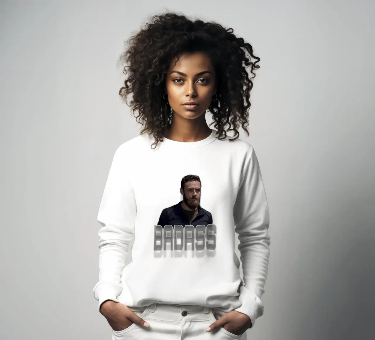 The Walking Dead Aaron Badass sweatshirt van carswick