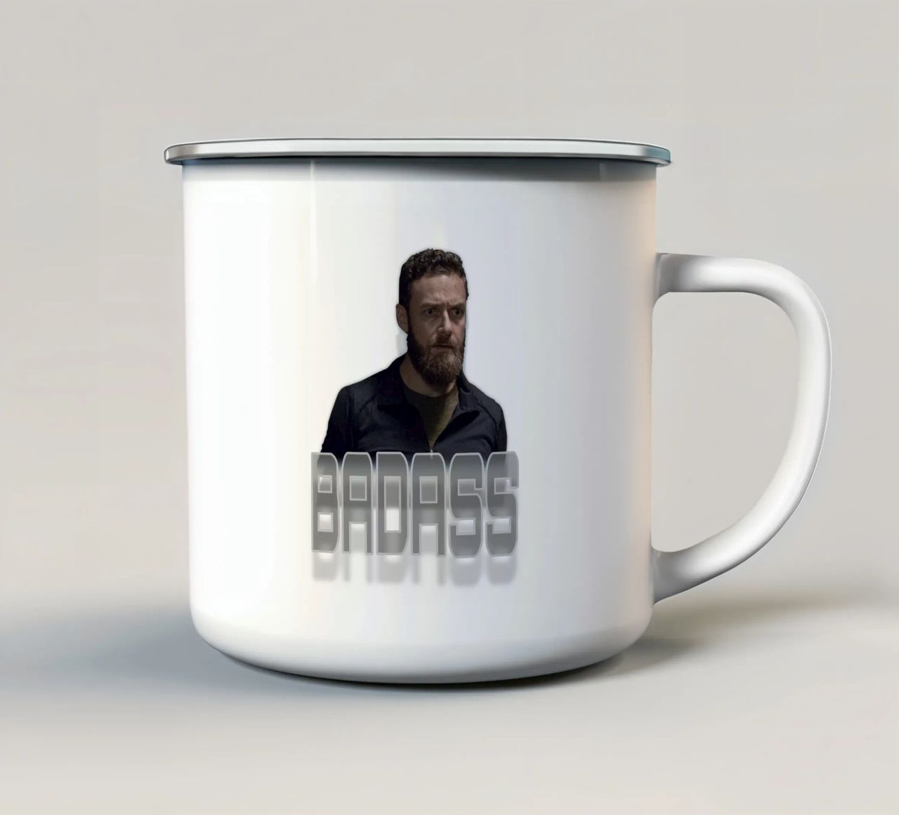 Aaron Badass di The Walking Dead tazza in smalto da carswick
