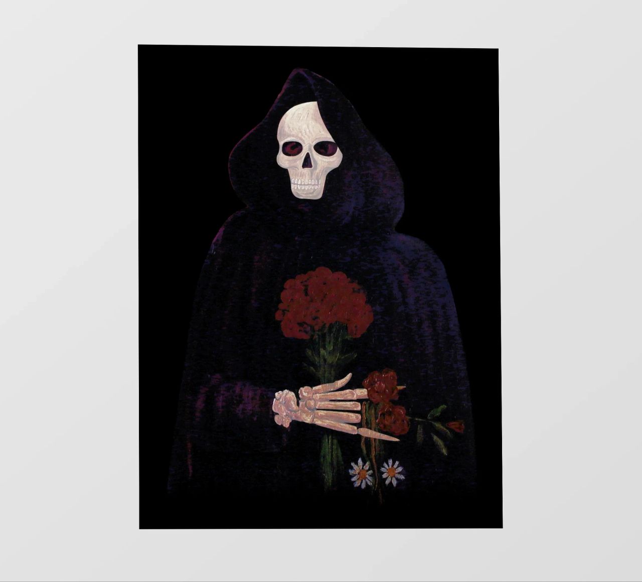 Flor de rosa angular lámina retroiluminada de carswick