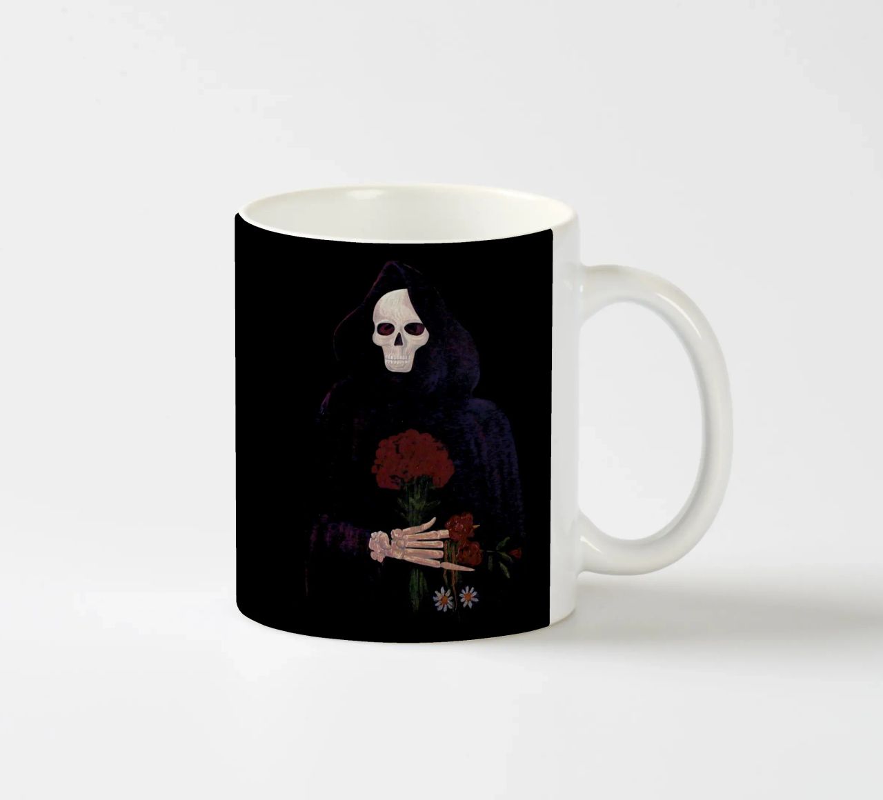 Flor de rosa angular taza de cerámica de carswick