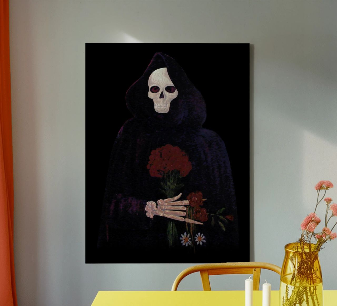 Flor de rosa angular lienzo de carswick