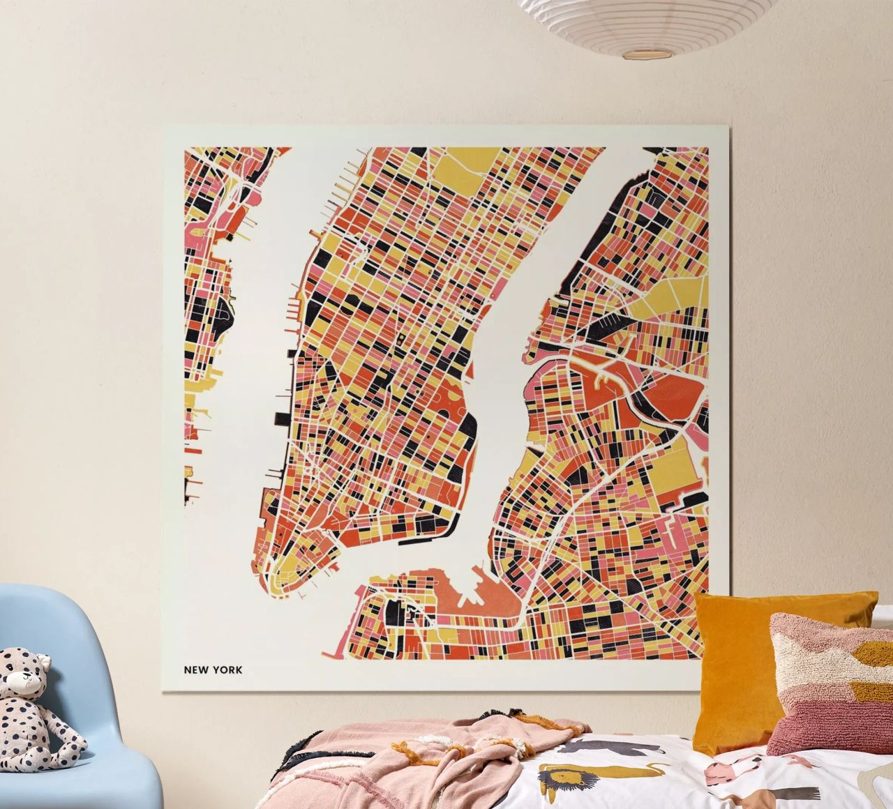 New York II poster by The Cartography Collection