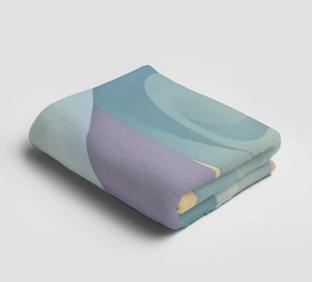 Composizione astratta con forme fluide, pastello morbido asciugamano da bagno da DesignDoodle
