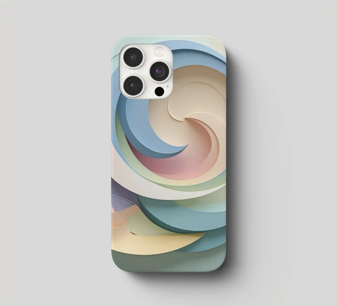 Swirling pastel patterns create a mesmerizing display iphone case by DesignDoodle