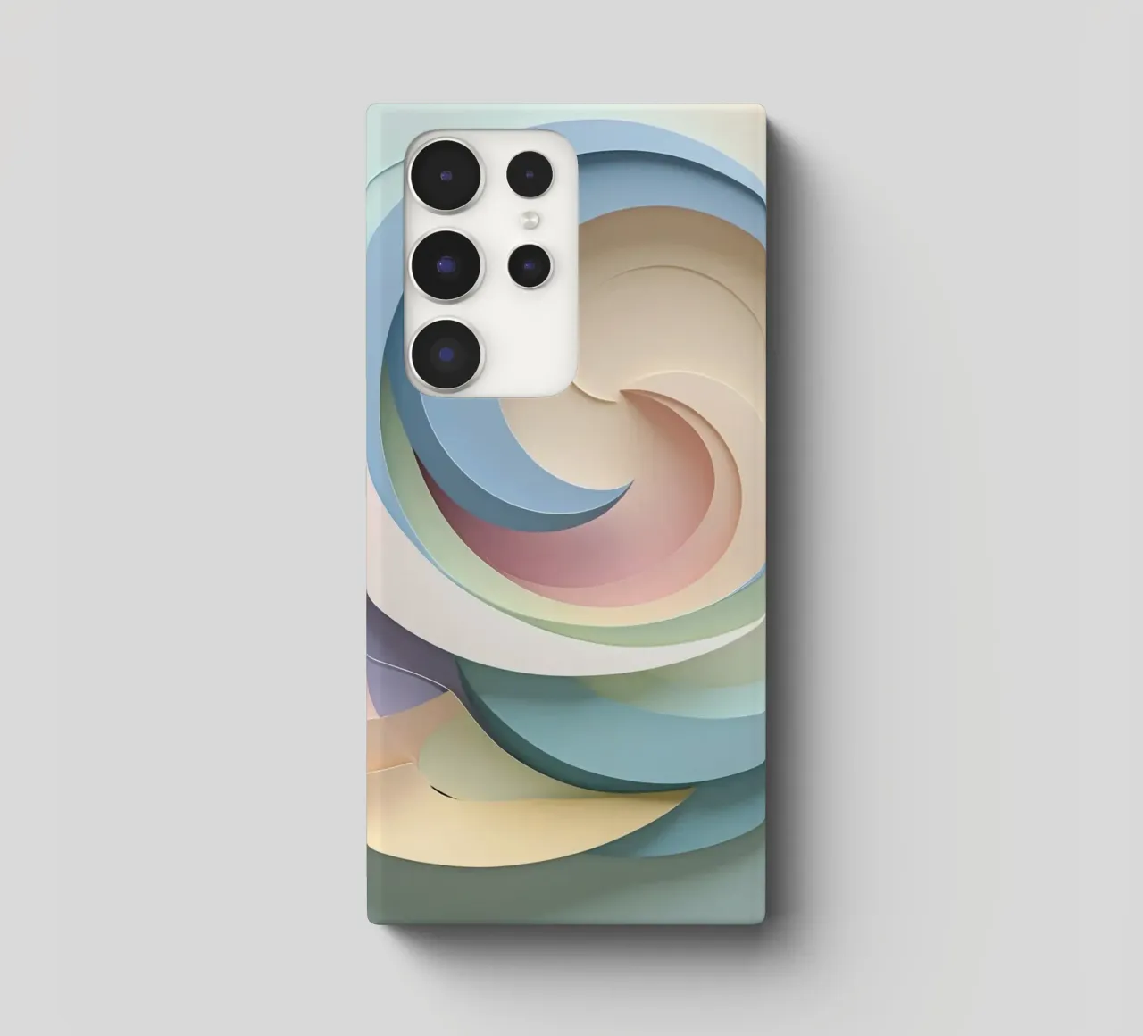 Swirling pastel patterns create a mesmerizing display samsung phone case by DesignDoodle