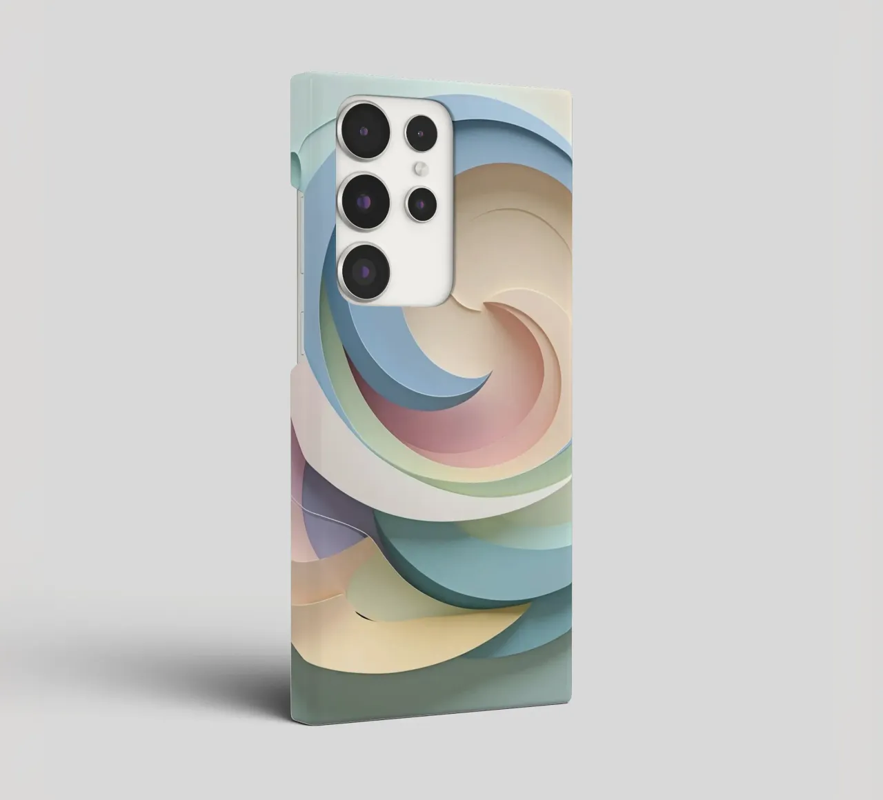Swirling pastel patterns create a mesmerizing display samsung phone case by DesignDoodle