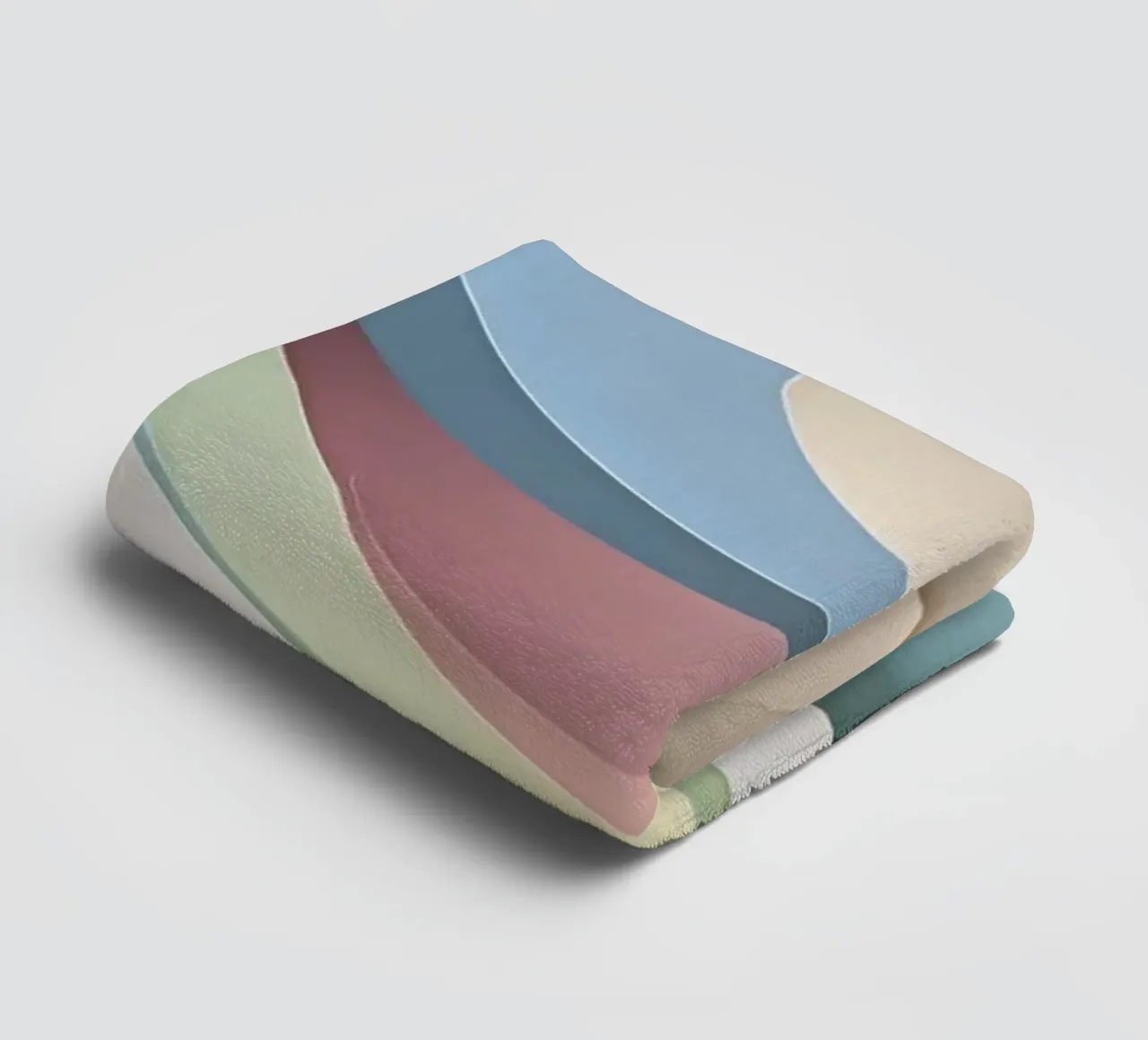 Swirling pastel patterns create a mesmerizing display towel by DesignDoodle