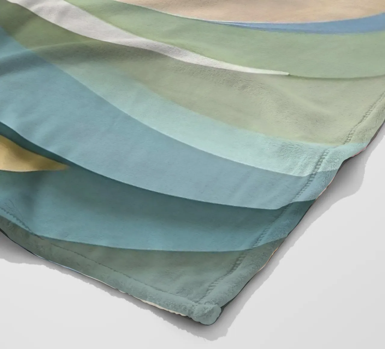 Swirling pastel patterns create a mesmerizing display fleece blanket by DesignDoodle