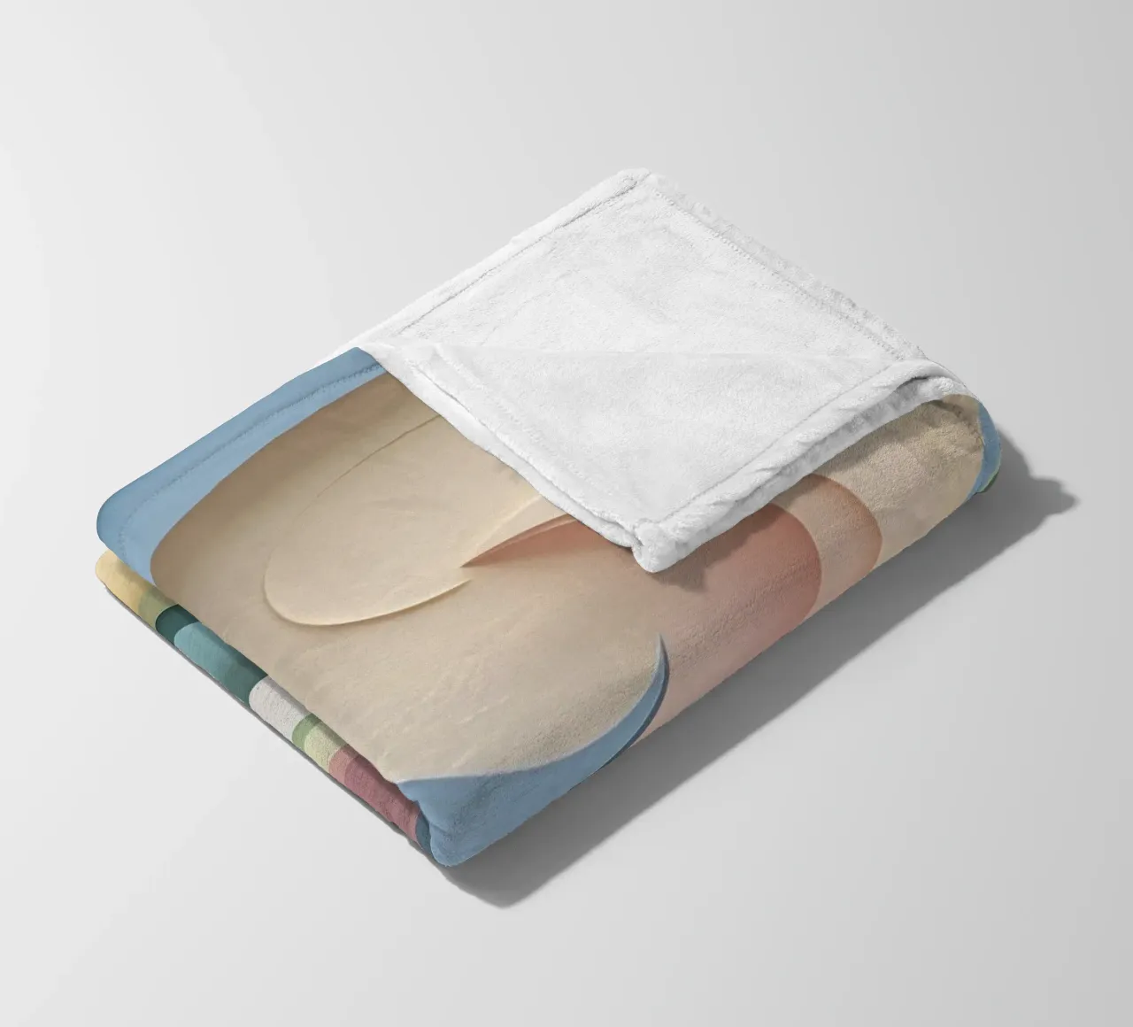 Swirling pastel patterns create a mesmerizing display fleece blanket by DesignDoodle