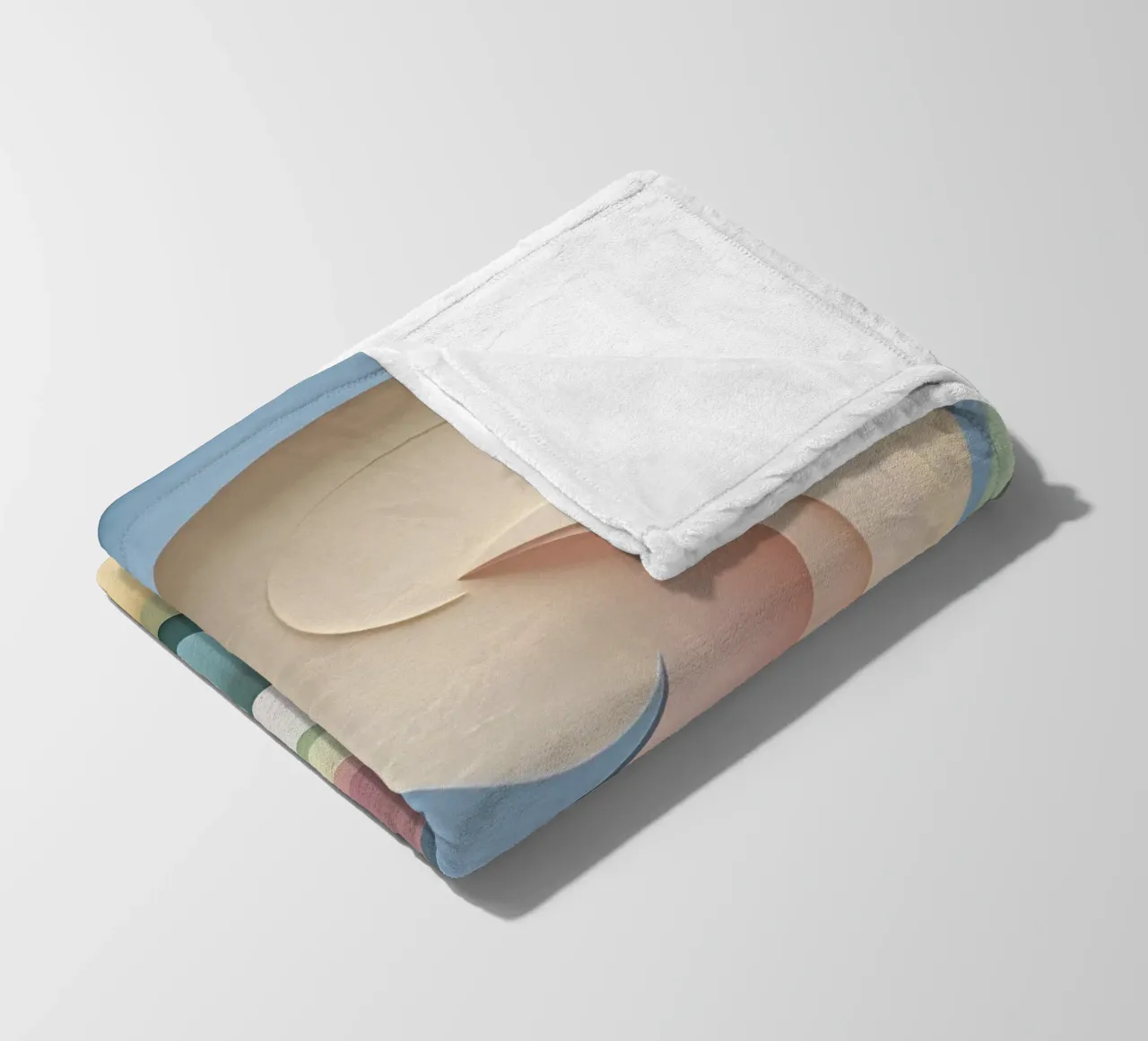 Swirling pastel patterns create a mesmerizing display fleece blanket by DesignDoodle