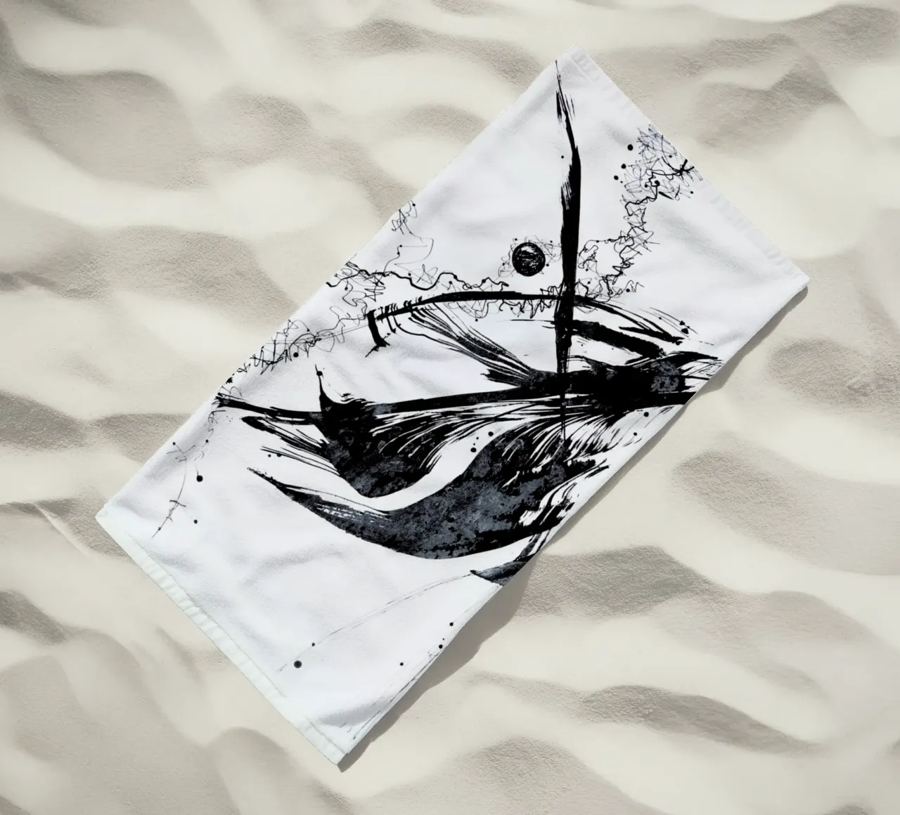 Ink Meets Paper Black telo mare da Studio Nahili