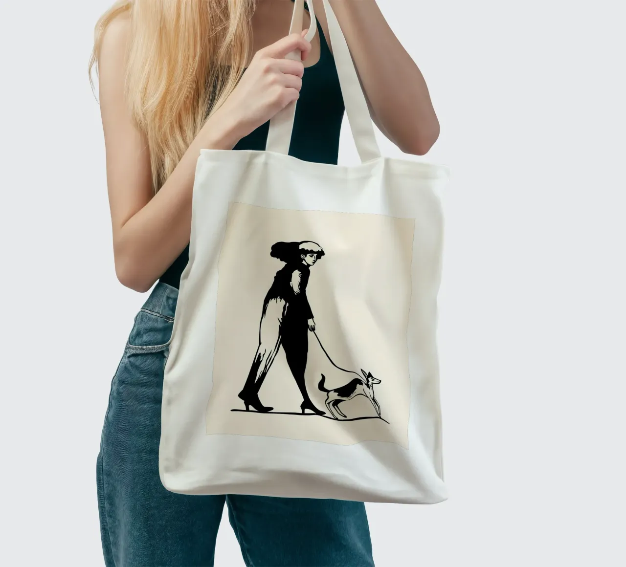 Graceful Walk borsa in juta da Indigo Rain