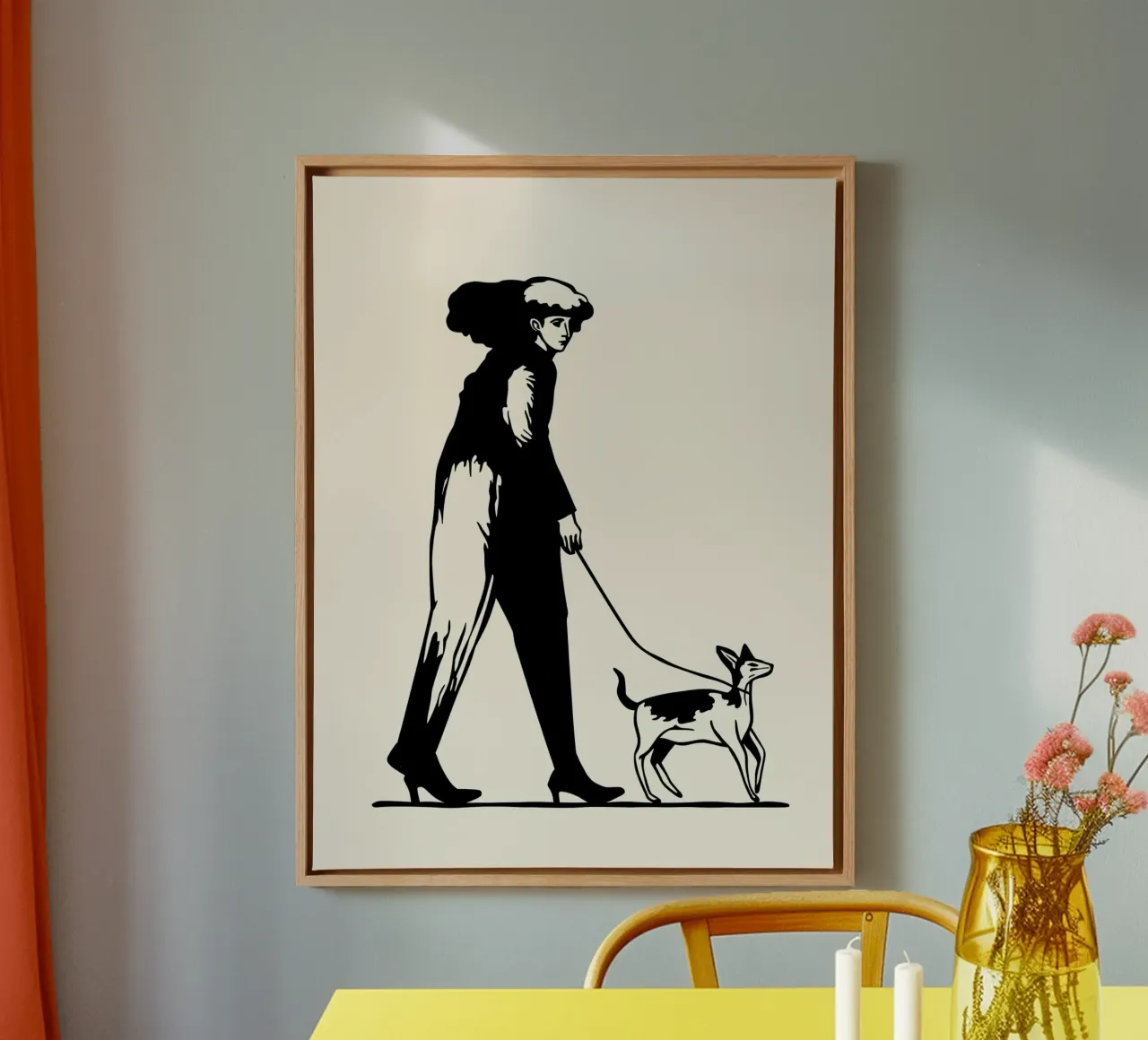 Graceful Walk canvas by Indigo Rain
