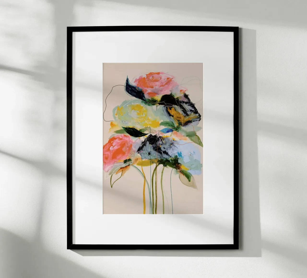 Bloomseries Cadmium poster con telaio in alluminio da Leigh Viner