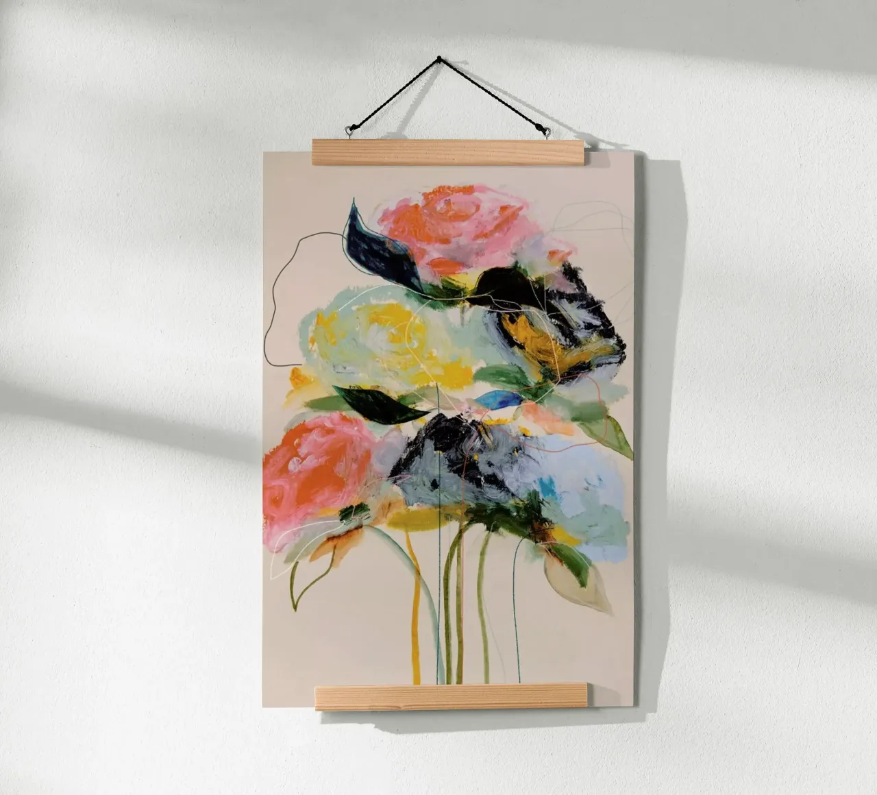 Bloomseries Cadmium poster con telaio in alluminio da Leigh Viner