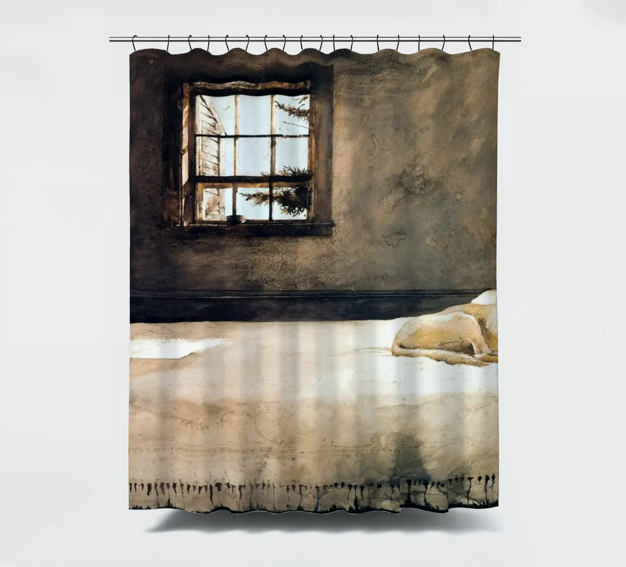 Andre Wyeth Master Bedroom shower curtain by Classicprint