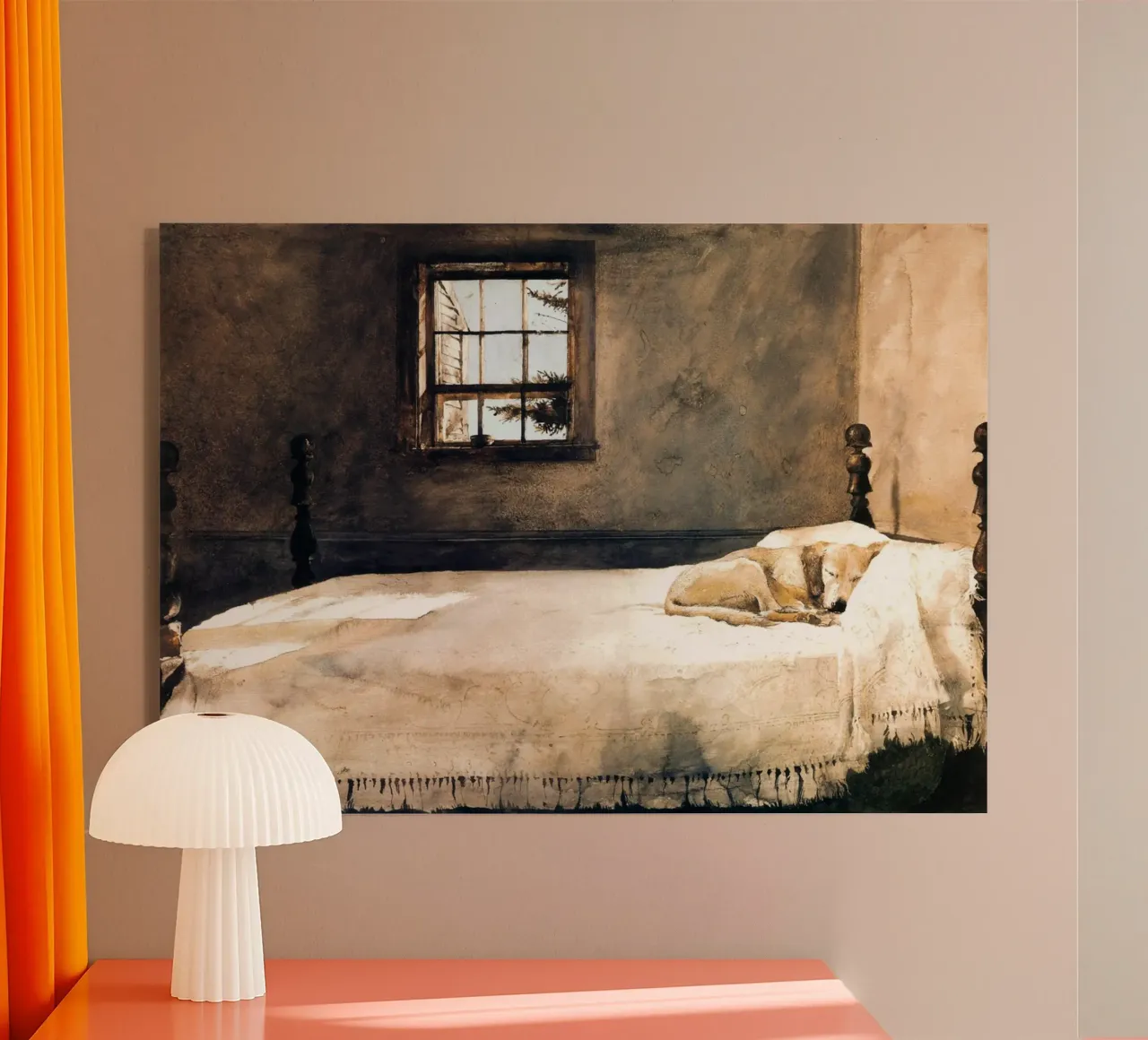 Camera da letto principale di Andre Wyeth plexiglass da Classicprint