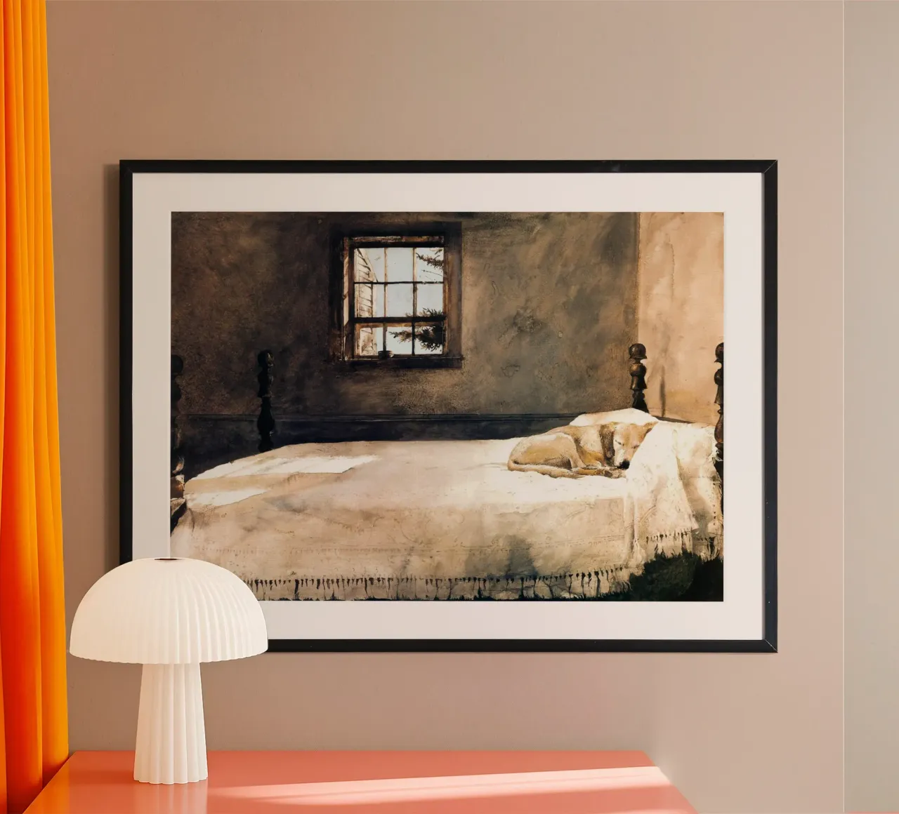 Camera da letto principale di Andre Wyeth carta hahnemühle da Classicprint