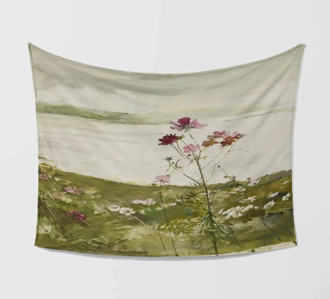 Andrew Wyeth Fiori di campo coperta in pile da Classicprint